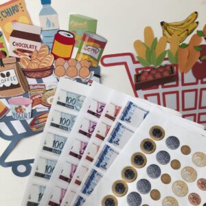 Mercadinho para trabalhar "Sistema Monetário"
