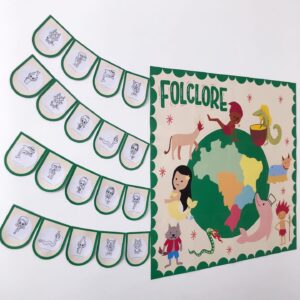 Painel Interativo Personagens de Folclore