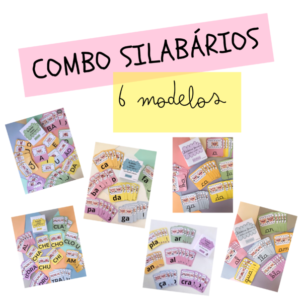 Combo Silabários Método Fônico
