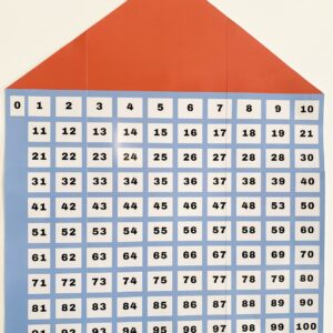 Casinha Painel Numeral 0 a 100