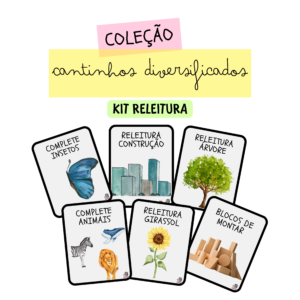 Coleção cantinhos diversificados - KIT RELEITURA