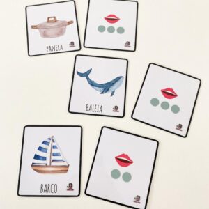 Jogo: Pareamento de sílabas - Contando Padacinhos (Coleção Aquarela)