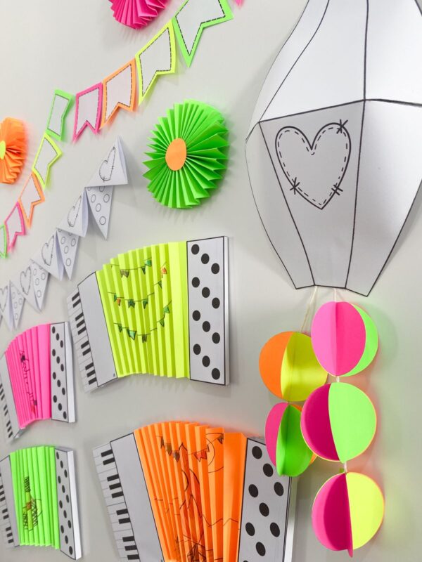 Painel Junino de Porta – Interativo para Colorir - Imagem 3