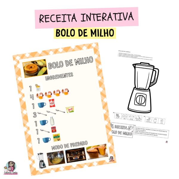 RECEITA INTERATIVA - BOLO DE MILHO (GÊNERO TEXTUAL RECEITA)