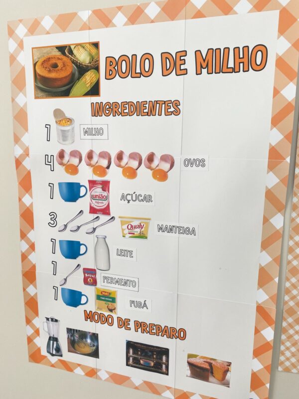 RECEITA INTERATIVA - BOLO DE MILHO (GÊNERO TEXTUAL RECEITA) - Imagem 2