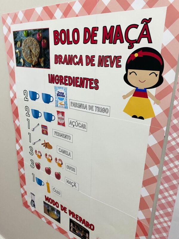 Receita Interativa Bolo de Maçã da Branca de Neve - Imagem 2
