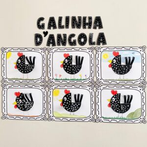 Galinha D’Angola - quadrinhos criativos