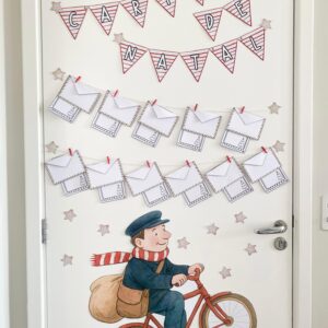 Painel interativo - O natal do carteiro (Cartões de natal)