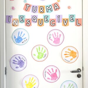 Painel Marquinhas de uma Turma Inesquecível + Sacolinha para lembrancinha
