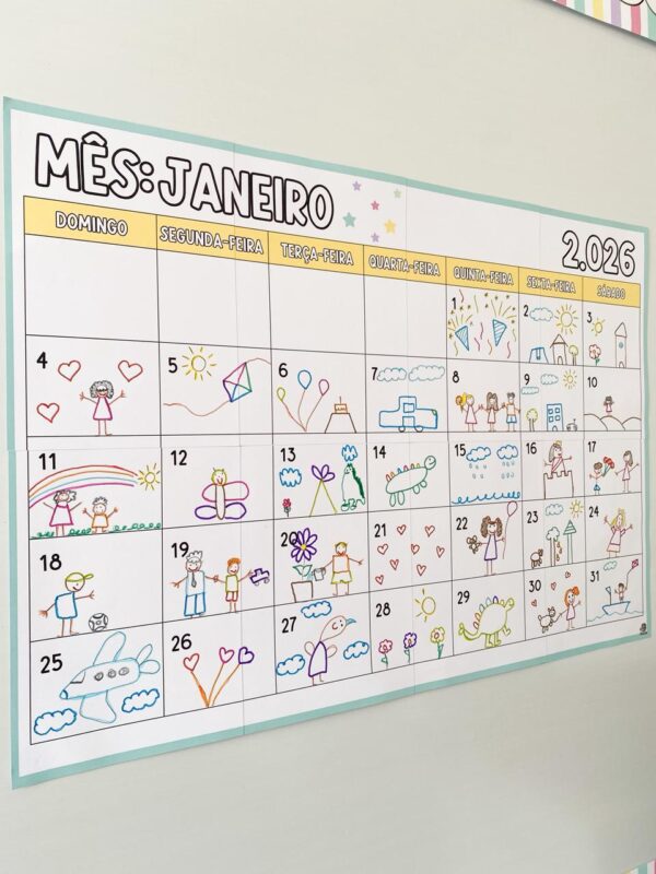 Calendário Coletivo (Coleção Candy)