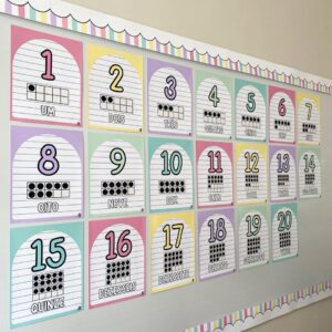 Numeral de 1 a 20 (Coleção 2026)