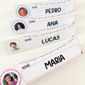 Crachás de mesa - EDITÁVEL (Coleção 2026)