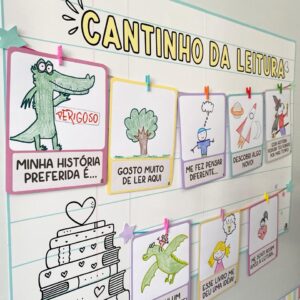 Cantinho da leitura interativo (Coleção Candy)