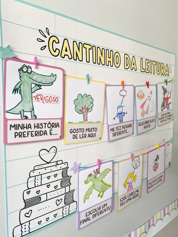 Cantinho da leitura interativo (Coleção Candy)