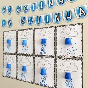 Quadrinho de gotinha em gotinha - Dia da água