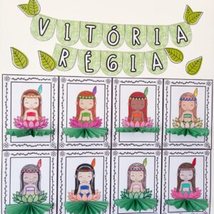 Quadrinho Vitória-Régia 3D – Folclore