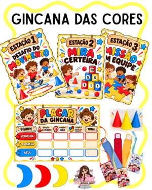Gincana das cores - Coleção semana da criança