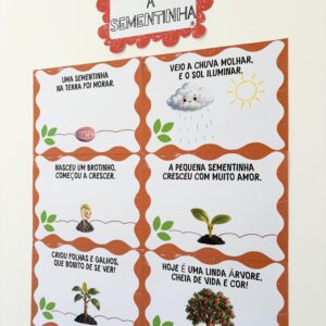 Painel - Poema A SEMENTINHA