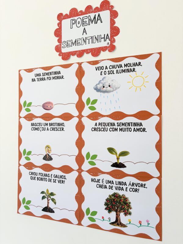 Painel - Poema A SEMENTINHA