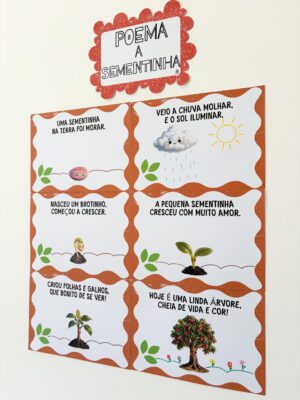 Painel - Poema A SEMENTINHA