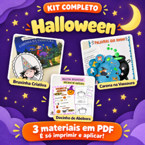 Kit Dia das Bruxas — 3 materiais