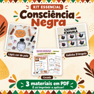 Kit Consciência Negra Essencial — 3 materiais