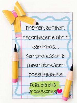Painel Lápis - Dia dos professores