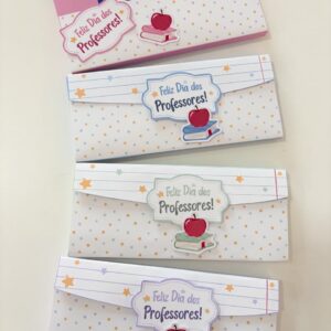 Porta barra de chocolate - DIA DOS PROFESSORES