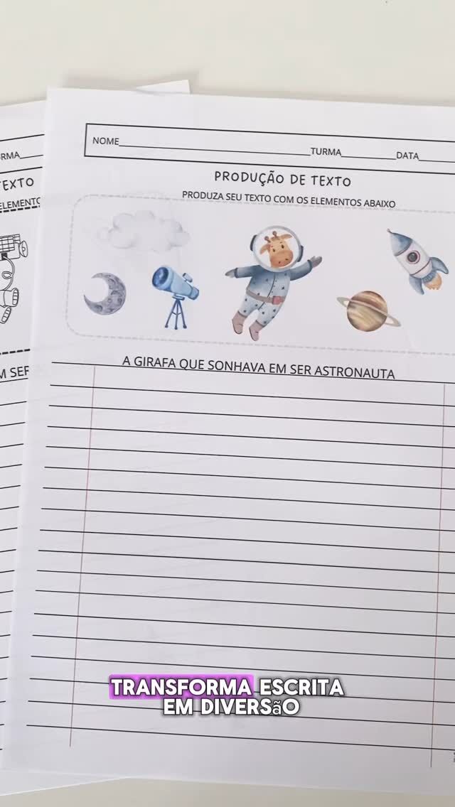 ✨ Deixe a escrita ainda mais divertida! ✍️🤩Com a proposta Produção Textual Divertida, a imaginação das crianças ganha asas com histórias malucas, ilustrações encantadoras e muita criatividade! 🌈📖👉 São 13 títulos inusitados e dois estilos de arte aquarela ou preto e branco.
📝4 modelos diferentes de estrutura de folha para cada tema, total de 52 folhas.
💡Ideal para tornar a escrita uma aventura!🛒🛍Compre através do link azul na bio ou comente EU QUERO  para receber o link no direct.•Se não encontrar a mensagem, confira na aba  de “solicitações” que estará lá !😉
Me siga para a mensagem aparecer ♥️#produçãodetexto #educaçãocriativa #alfabetização #atividadesinfantis #materiaiseducativos