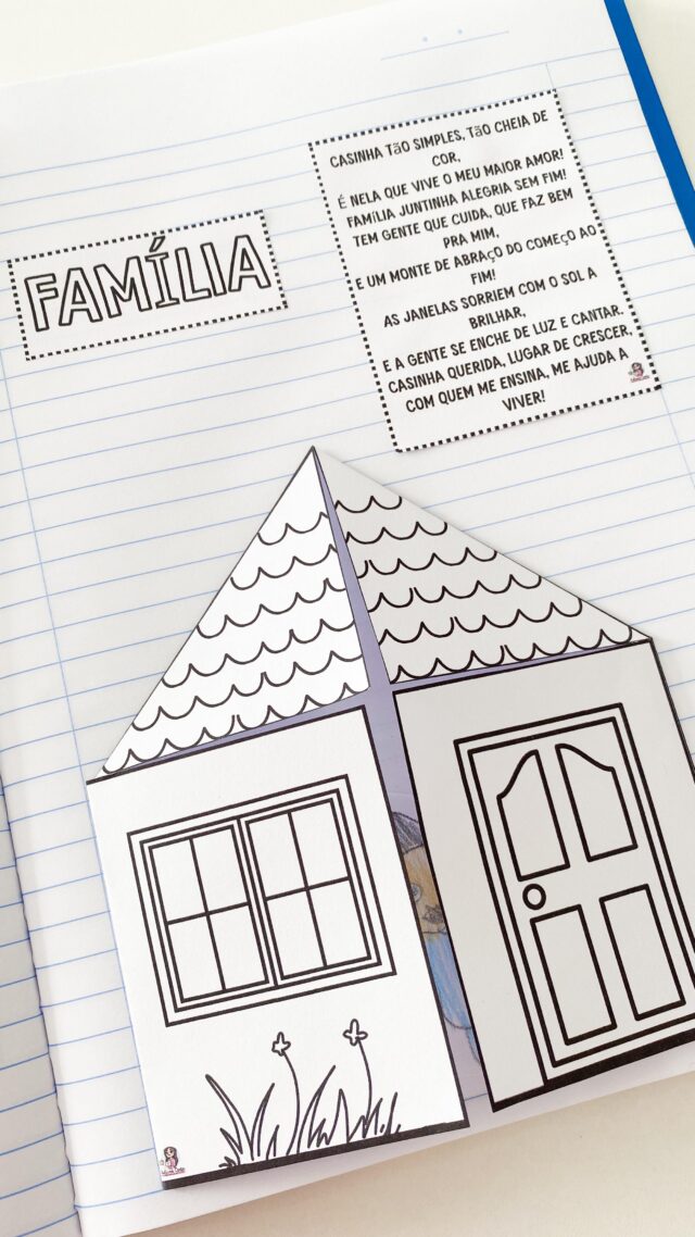 ✨ Material Dia da Família – Casinha de Dobradura ✂
🏡💕
Uma proposta cheia de amor para celebrar o Dia da Família!
🌈 Casinha pronta para dobrar, colorir e montar
� Espaço para a criança desenhar sua família dentro
📜 Acompanha um poema fofo sobre lar e afeto
🎨 Atividade lúdica, criativa e cheia de significado!📌O que acompanha o material:
✅Uma folha com o molde da casinha pronta para dobrar.
Espaço interno para desenhar a família.
✅Um poema temático sobre a casinha e a família.
Sugestão de pintura e decoração livre.📌Objetivos:
✅Fortalecer os vínculos afetivos da criança com sua família.
✅Estimular a coordenação motora e a criatividade.
✅Promover momentos de escuta e conversa sobre o significado da família.🛒🛍️Compre através do link na bio ou comente EU QUERO  para receber o link no direct.
•Se não encontrar a mensagem, confira na aba  de “solicitações” que estará lá !
Me siga para a mensagem aparecer#diadafamilia #recursospedagógicos #atividadepedagógica #pedagogia #pedagogo