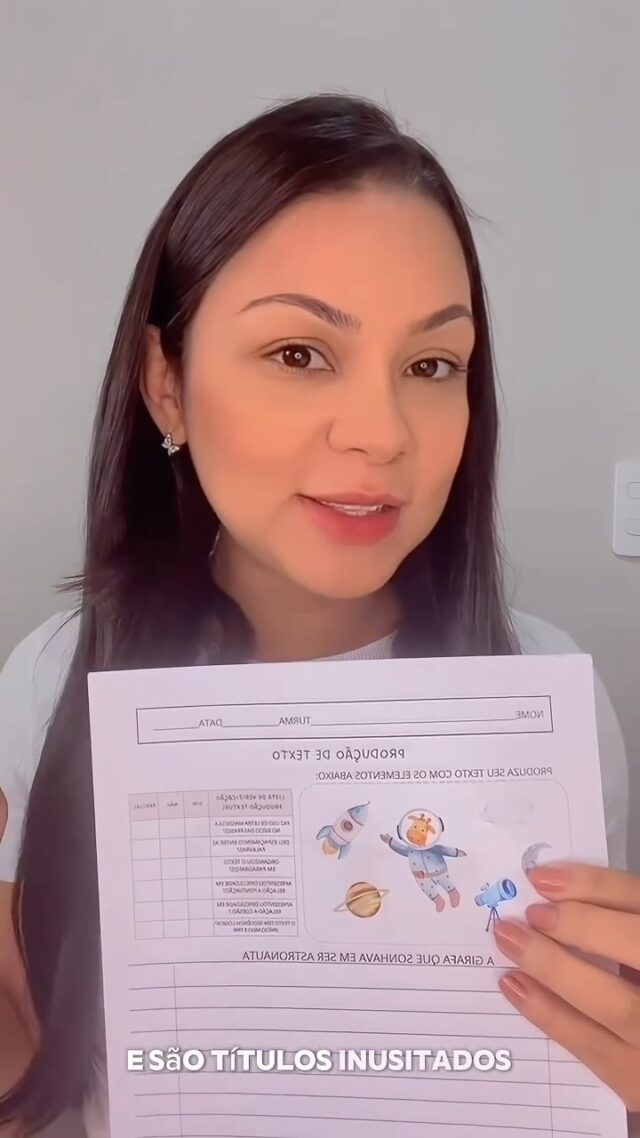 ✨ Deixe a escrita ainda mais divertida! ✍️🤩Com a proposta Produção Textual Divertida, a imaginação das crianças ganha asas com histórias malucas, ilustrações encantadoras e muita criatividade! 🌈📖👉 São 13 títulos inusitados e dois estilos de arte aquarela ou preto e branco.
📝4 modelos diferentes de estrutura de folha para cada tema, total de 52 folhas.
💡Ideal para tornar a escrita uma aventura!🛒🛍Compre através do link azul na bio ou comente EU QUERO  para receber o link no direct.•Se não encontrar a mensagem, confira na aba  de “solicitações” que estará lá !😉
Me siga para a mensagem aparecer ♥️#produçãodetexto #educaçãocriativa #alfabetização #atividadesinfantis #materiaiseducativos